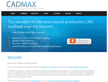 Tablet Screenshot of cadmax.com